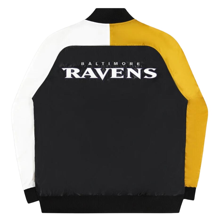 Custom New Baseball Print Men&#39;s Jackets Winter The Offensive Full Oem Embroidery Satin Full Snap Jacket 